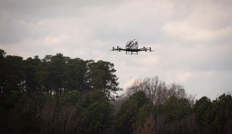 Drone in Flight